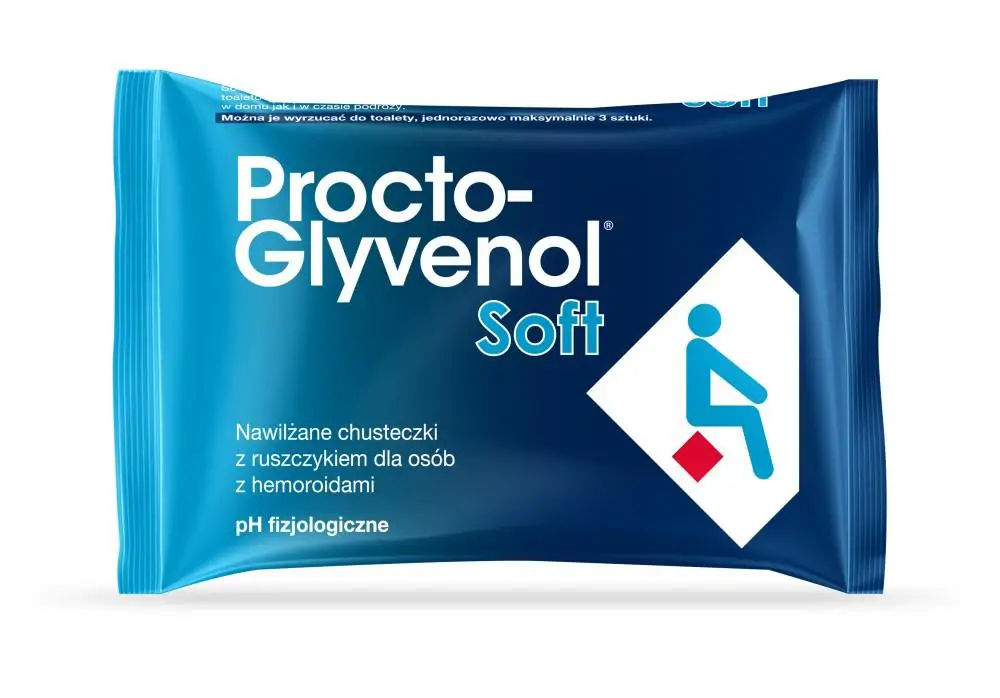 Procto-Glyvenol Soft chusteczki nawilżane 30 szt. - 1 - Apteka HIT