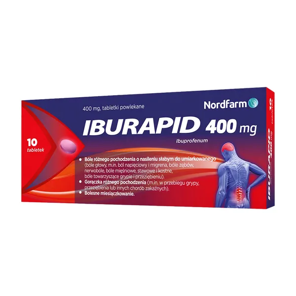 Iburapid 400 mg 10 tabletek powlekanych - 1 - Apteka HIT