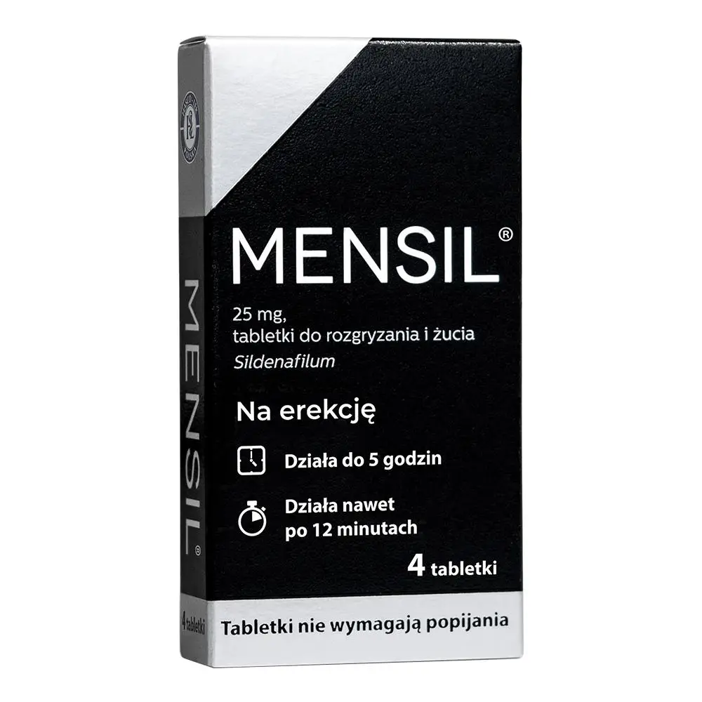 Mensil 25 mg 4 tabletki do rozgryzania i żucia - 1 - Apteka HIT