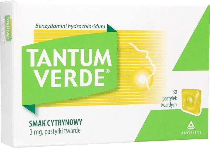 Tantum Verde Lemon 30 pastylek - 1 - Apteka HIT