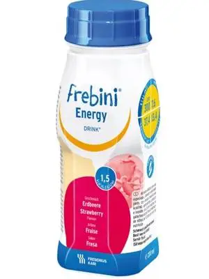 Frebini Energy Drink smak truskawkowy 4 x 200 ml - 1 - Apteka HIT