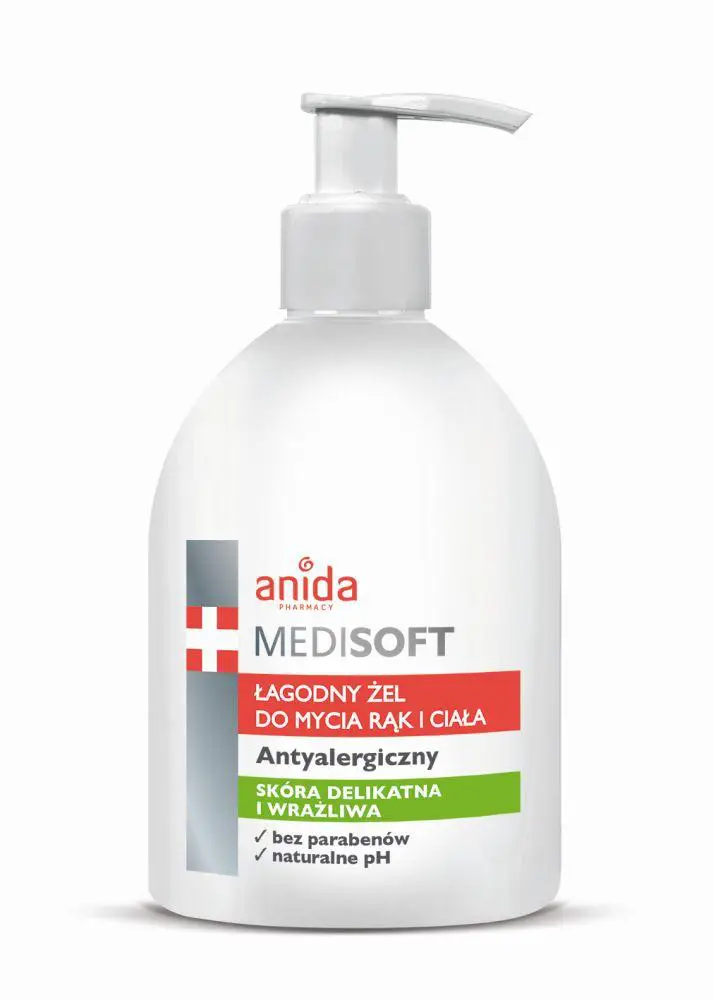 Anida Medisoft łagodny żel do mycia rąk i ciała 300 ml - 1 - Apteka HIT