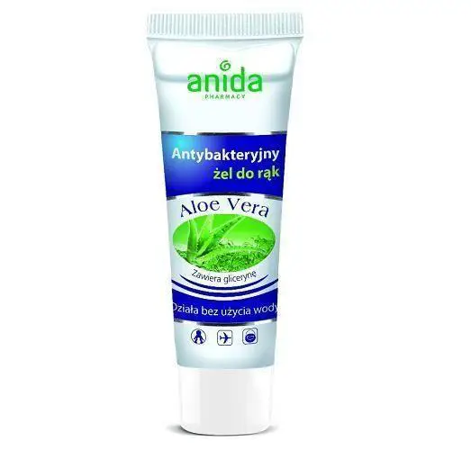 Anida Aloe Vera żel antybakteryjny do rąk w tubie 50 ml - 1 - Apteka HIT