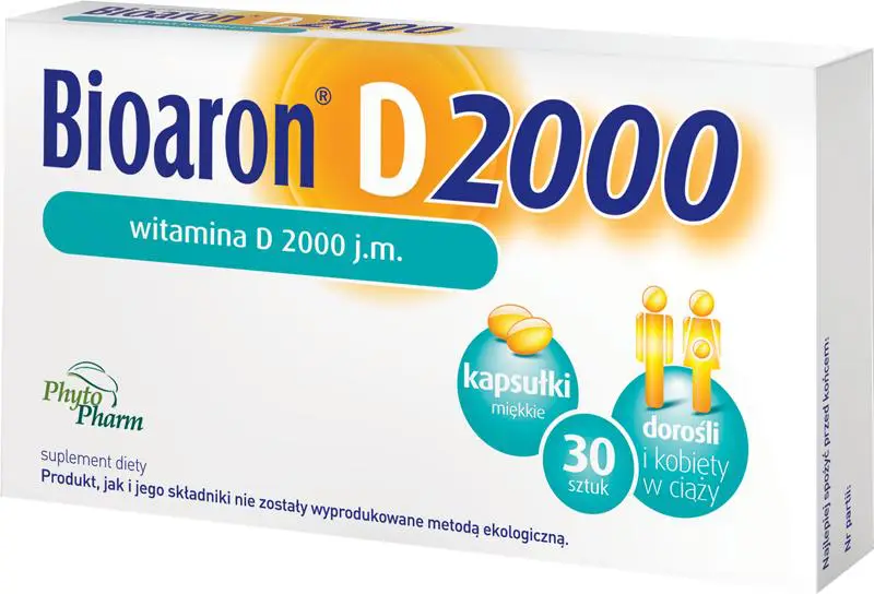 Bioaron Witamina D 2000 j.m. 30 szt. - 1 - Apteka HIT