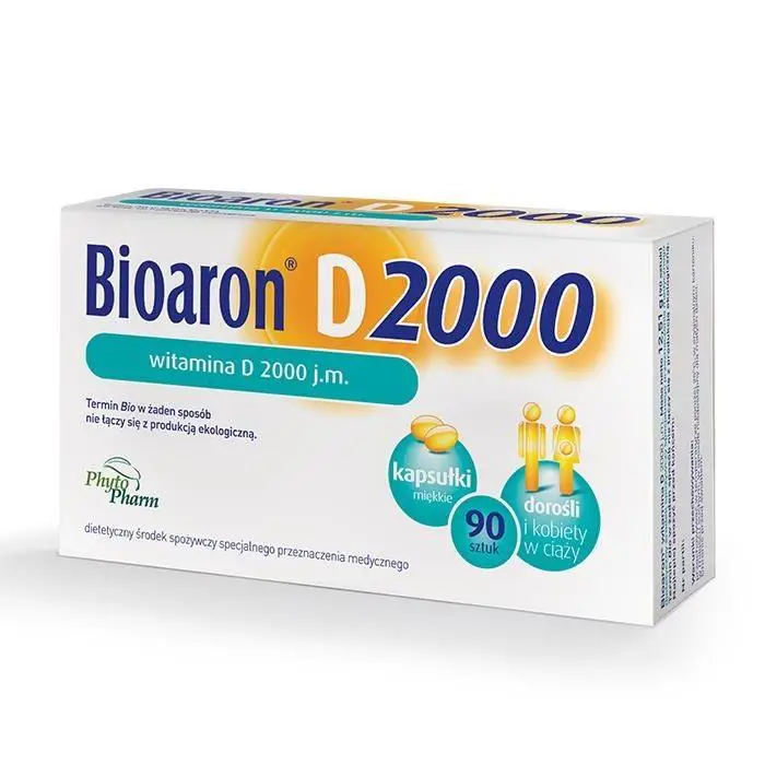 Bioaron Witamina D 2000 j.m. 90 szt. - 1 - Apteka HIT