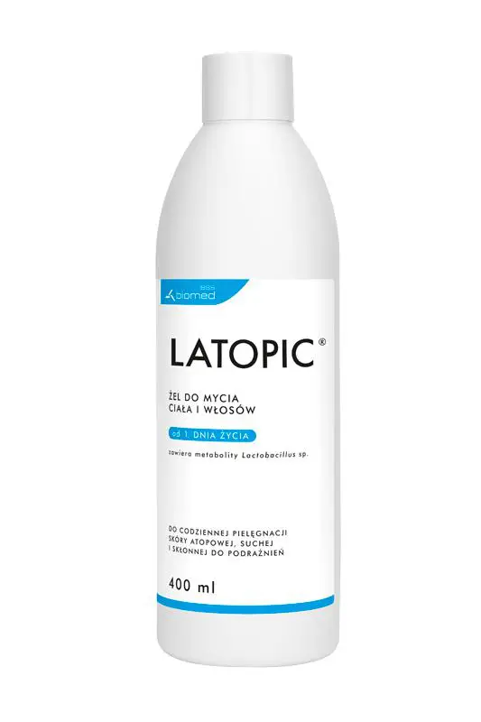 Latopic Żel do mycia ciała i włosów 400 ml - 1 - Apteka HIT