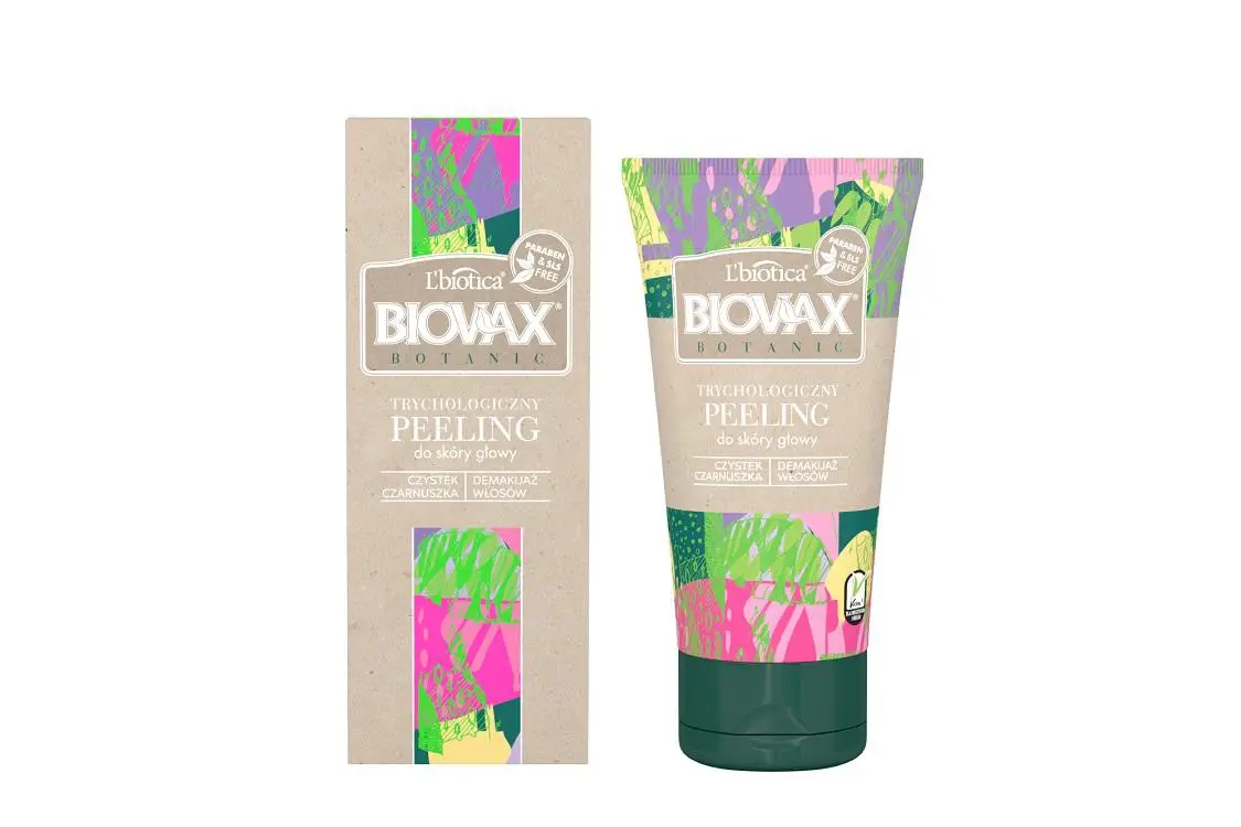 LBiotica Biovax Botanic Peeling Trychologiczny do skóry głowy Czystek Czarnuszka Mięta 125 ml - 1 - Apteka HIT