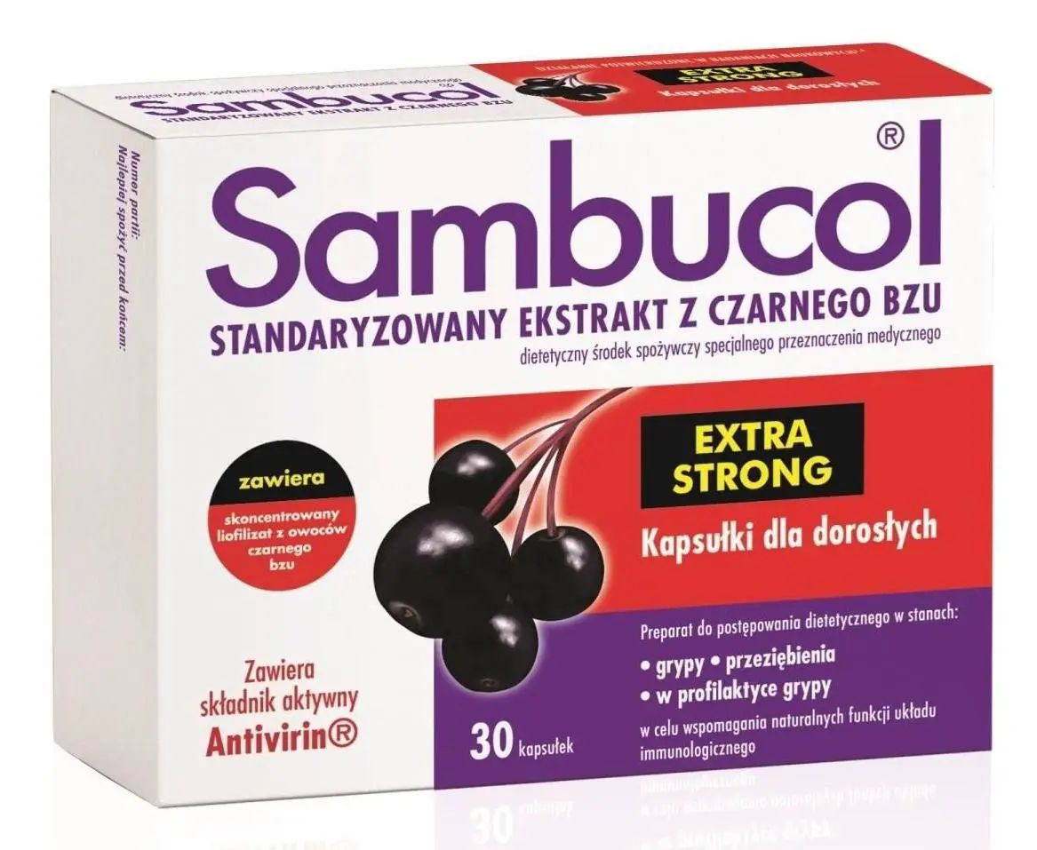 Sambucol Extra Strong 30 kaps. - 1 - Apteka HIT