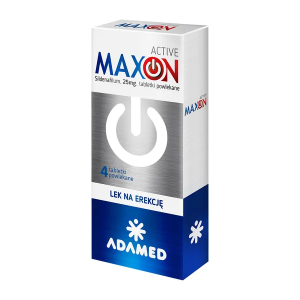 MaxOn Active 25 mg 4 tabl. - 1 - Apteka HIT
