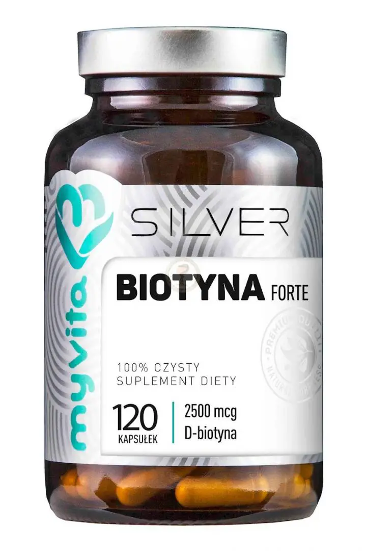 MyVita Silver 100% Biotyna 120 kaps. - 1 - Apteka HIT