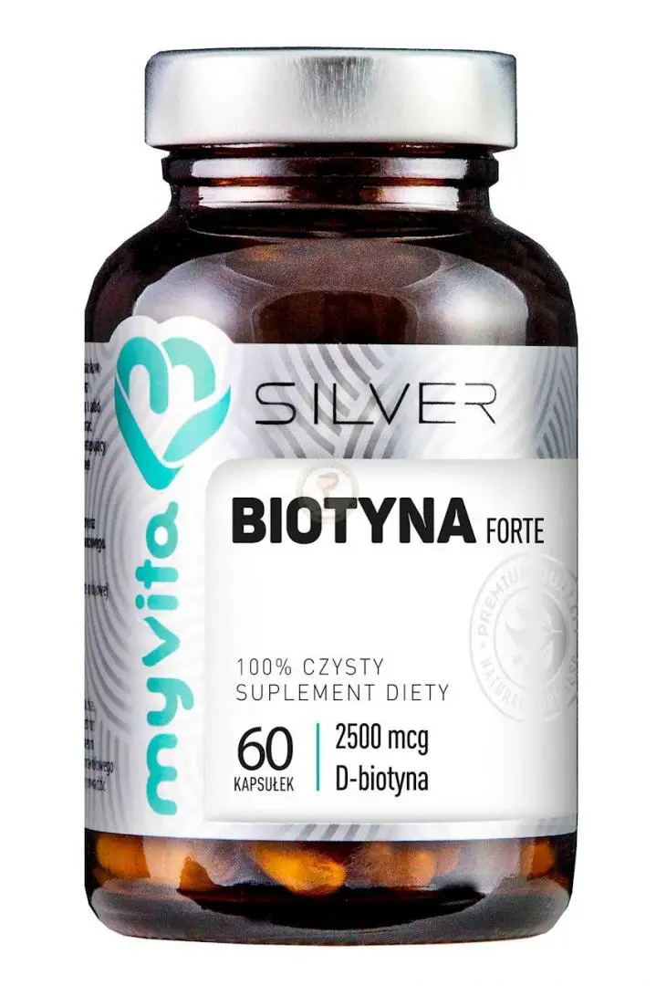 MyVita Silver 100% Biotyna 60 kaps. - 1 - Apteka HIT