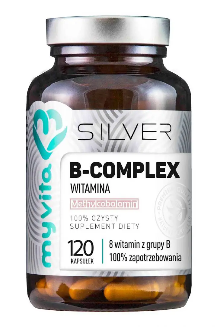 MyVita Silver 100% Wit. B-Complex 120 kaps. - 1 - Apteka HIT