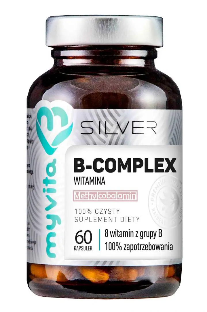 MyVita Silver 100% Wit. B-Complex 60 kaps. - 1 - Apteka HIT