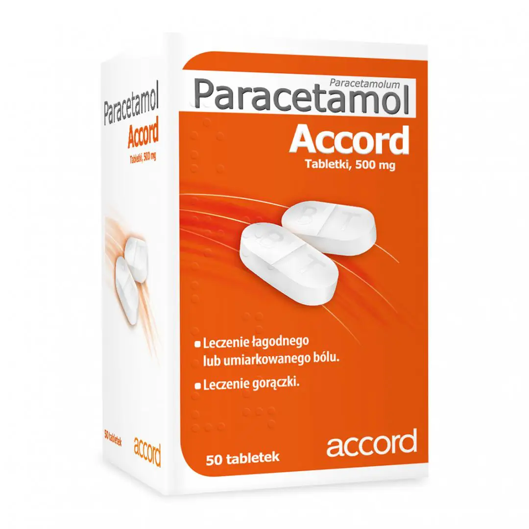 Paracetamol Accord 500 mg 50 tabl. - 1 - Apteka HIT