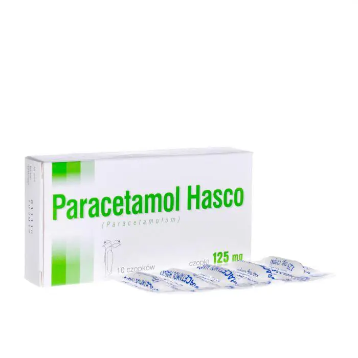 Paracetamol Hasco 125 mg czopki 10 sztuk - 1 - Apteka HIT