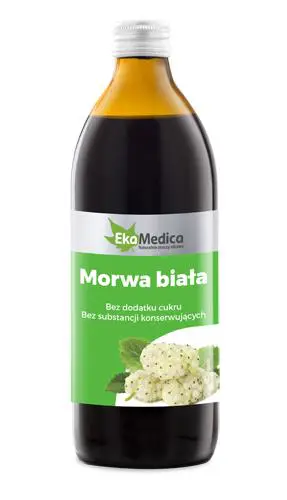 Morwa Biała sok 500 ml ekamedica - 1 - Apteka HIT