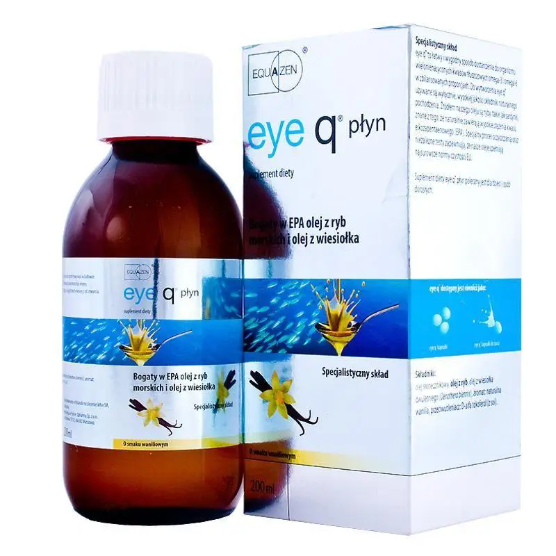 Eye Q Płyn o smaku waniliowym 200 ml - 1 - Apteka HIT