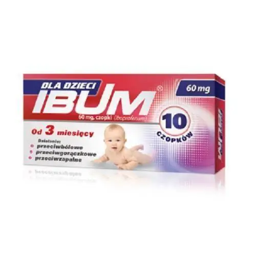 Ibum dla dzieci 60 mg 10 czopków - 1 - Apteka HIT