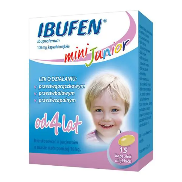 Ibufen Mini Junior 100 mg 15 kaps. - 1 - Apteka HIT