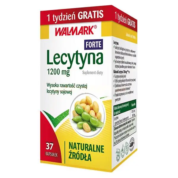 Lecytyna Forte 1200 mg 37 kaps. - 1 - Apteka HIT