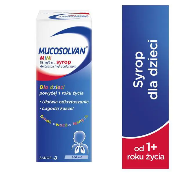 Mucosolvan Mini syrop dla dzieci 100 ml - 1 - Apteka HIT