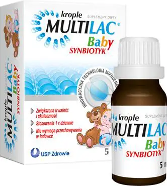 Multilac Baby synbiotyk krople 5 ml - 1 - Apteka HIT