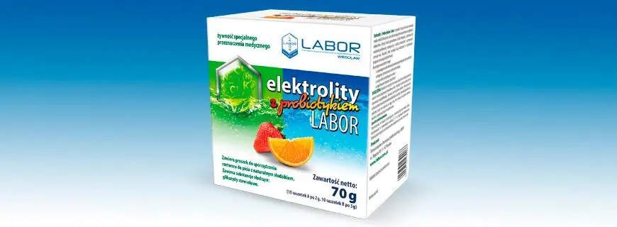 Elektrolity z probiotykiem 70 g Labor - 1 - Apteka HIT