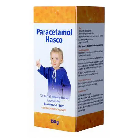 Paracetamol Hasco syrop smak pomarańczowy 150 ml - 1 - Apteka HIT