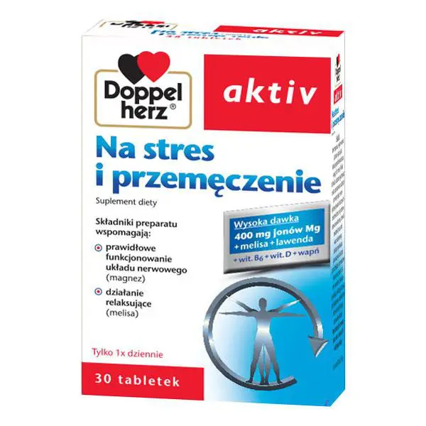 Doppelherz Aktiv Na stres i przemęczenie 30 tabletek - 1 - Apteka HIT