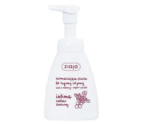 ZIAJA INTIMA NORMALIZUJĄCA PIANKA NEKTAR ŻURAWINY 250 ML - 1 - Apteka HIT