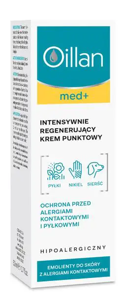 Oillan med+ intensywnie regenerujący krem punktowy 50 ml - 1 - Apteka HIT