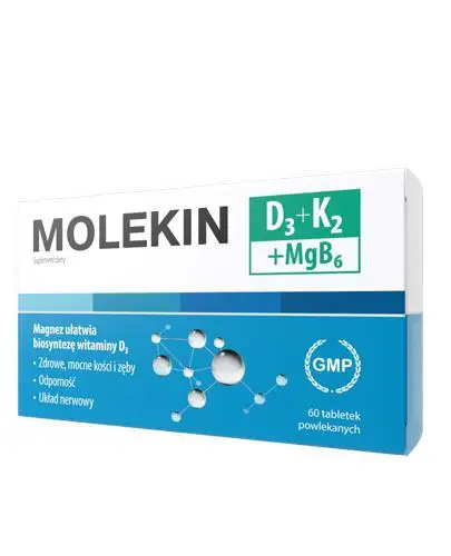 Molekin D3 + K2 + MgB6 60 tabl. - 1 - Apteka HIT