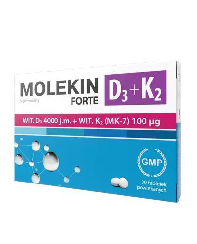 Molekin D3 + K2 Forte 30 tabl. - 1 - Apteka HIT