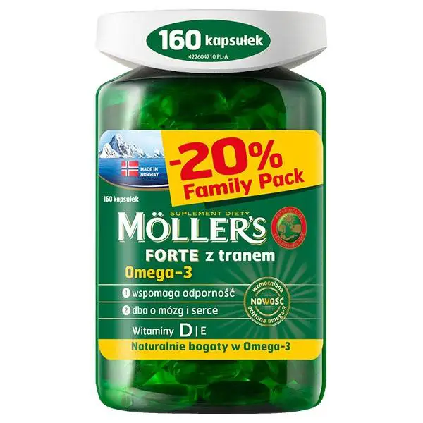 Mollers Forte 160 kaps. - 1 - Apteka HIT