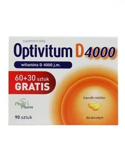 Optivitum D 4000 j.m. 90 szt. - 1 - Apteka HIT