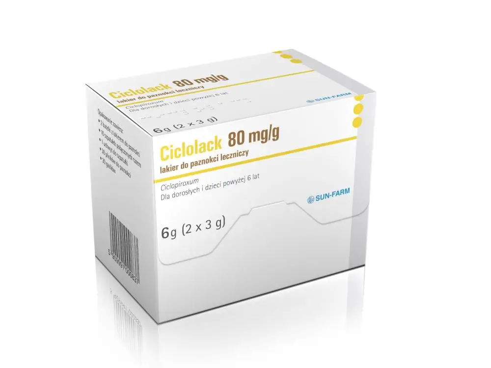 Ciclolack 80 mg/g lakier do paznokci 3 g - 1 - Apteka HIT