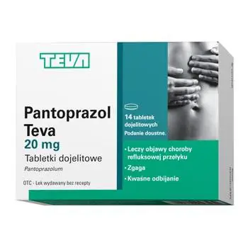 Pantoprazol Teva 0,02 g 14 tabl. - 1 - Apteka HIT