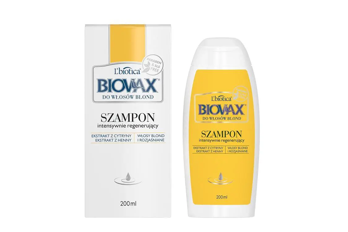 LBiotica Biovax szampon do włosów blond 200 ml - 1 - Apteka HIT