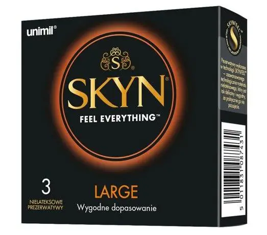 Prezerwatywy unimil skyn large 3 sztuki - 1 - Apteka HIT