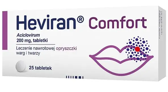 Heviran Comfort 200 mg 25 tabl. - 1 - Apteka HIT