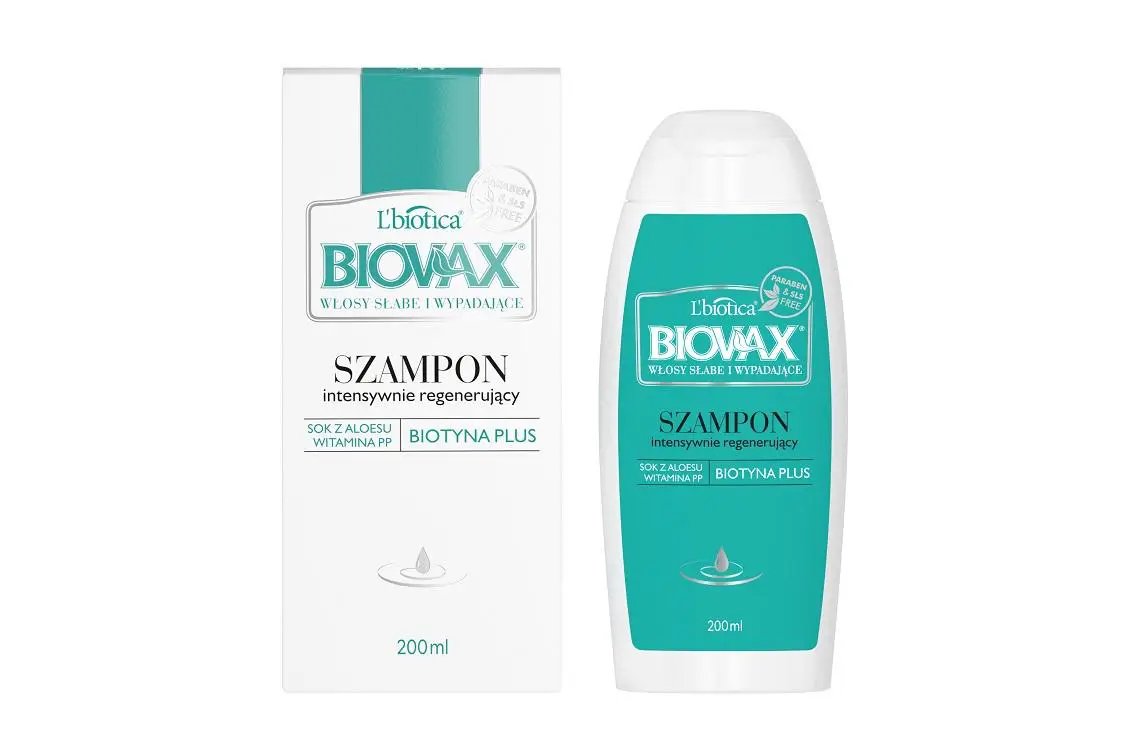 LBiotica Biovax szampon do włosów słabych i wypadających 200 ml - 1 - Apteka HIT