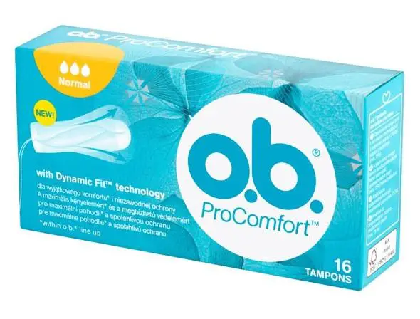 Tampony higieniczne OB ProComfort Normal 16 sztuk - 1 - Apteka HIT