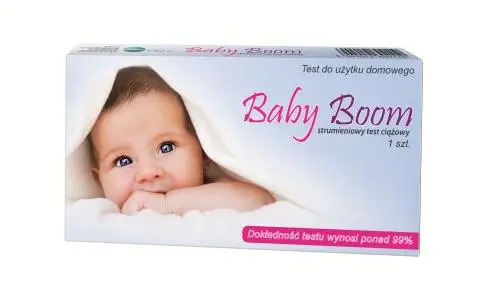 Test ciążowy BABY BOOM strumieniowy 1 sztuka - 1 - Apteka HIT