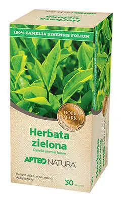 Herbata zielona 30 sasz. APTEO NATURA - 1 - Apteka HIT