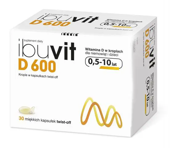 Ibuvit D 600 twist-off 30 kapsułek - 1 - Apteka HIT