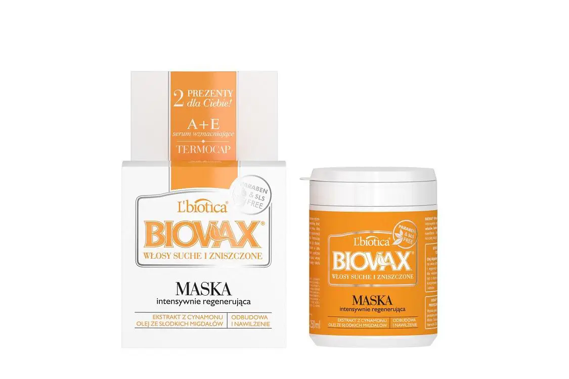 LBiotica Biovax maseczka do włosów suchych i zniszczonych 250 ml - 1 - Apteka HIT