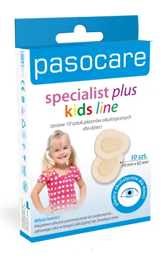 Pasocare Specialist Plus Plaster okulistyczny dla dzieci 10 szt. - 1 - Apteka HIT