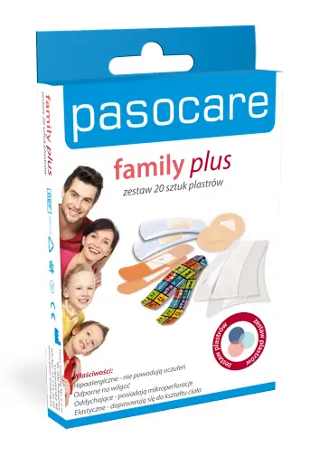 Plastry Pasocare Family Plus 20 sztuk - 1 - Apteka HIT