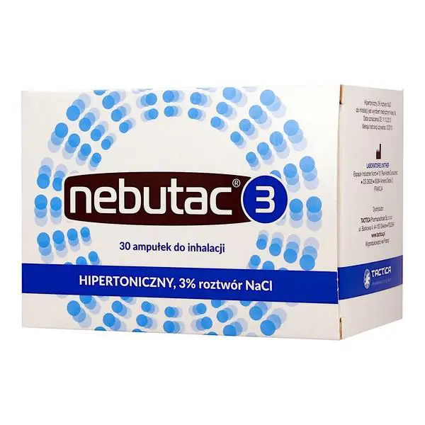 Nebutac 3 roztwór do inhalacji hipertoniczny 3% 4 ml 30 amp - 1 - Apteka HIT