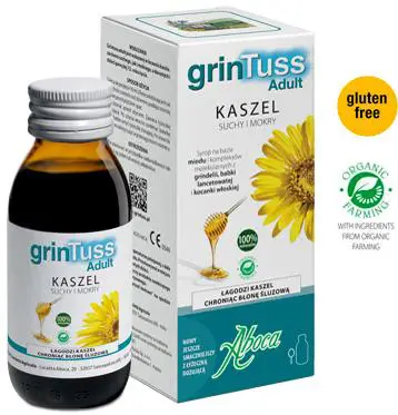 Aboca GrinTuss Adult syrop na kaszel suchy i mokry 128 g - 1 - Apteka HIT